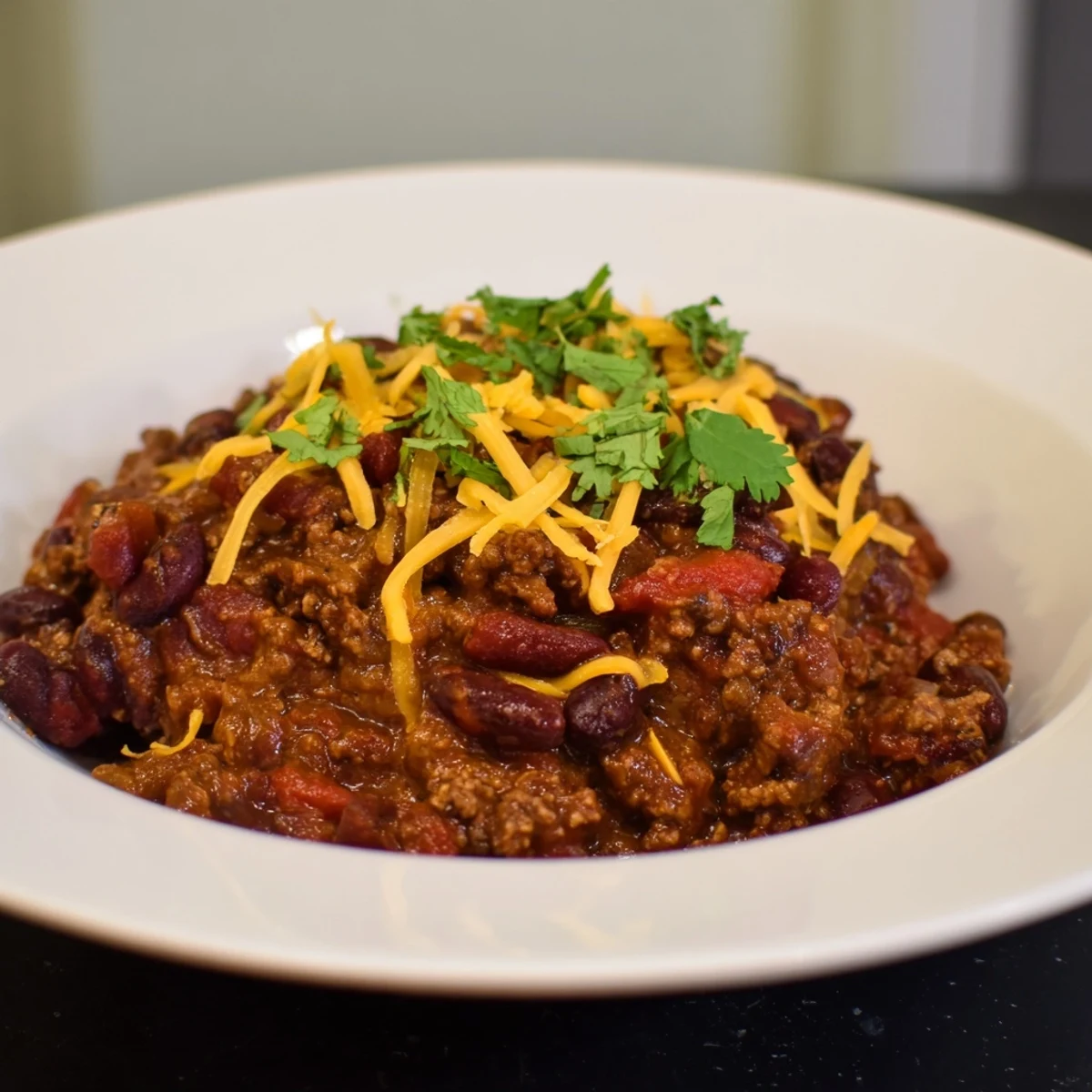 Steaming One-Pot Cozy Chocolate Chili, with a dark, rich broth, ready to warm your kitchen.