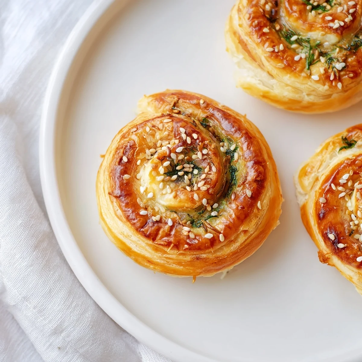 Perfect for sharing: A stunning baked view of the mini sausage roll half-circle wreath, ready to eat.