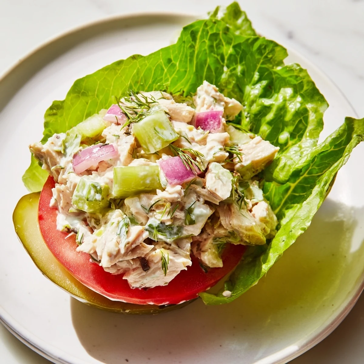 Pickle Chicken Salad Sandwich