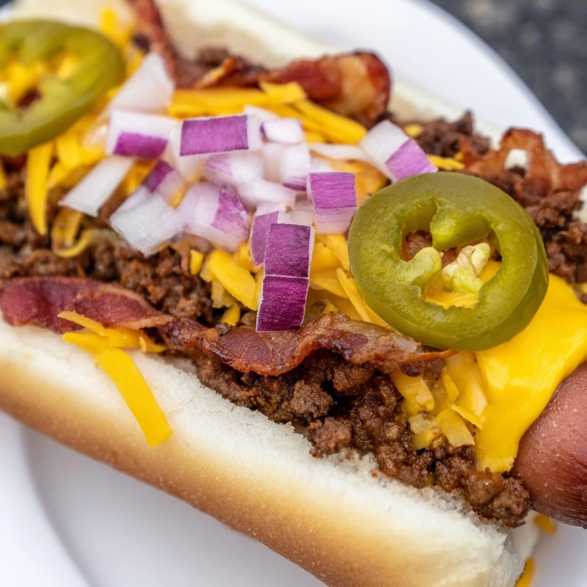 Mexican Hot Dogs Beef Bacon