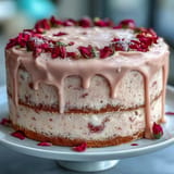 Bridal Shower Rosé Velvet Cake