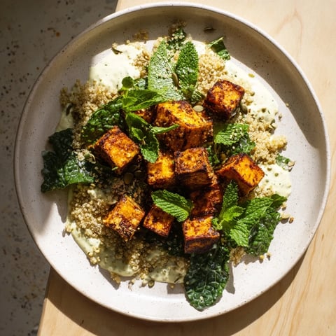 Light Coastal Bowl featuring roasted sweet potatoes and kale with fluffy quinoa, vividly presented.