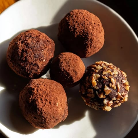 Dark Chocolate Truffles Delight