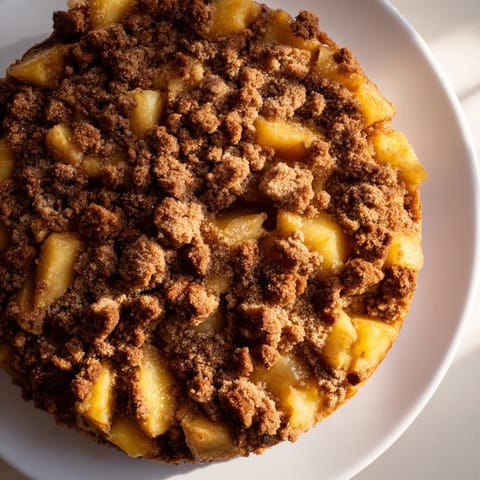 Peach Ginger Crumble