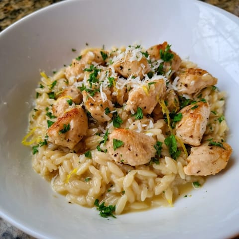 Creamy Lemon Chicken Orzo
