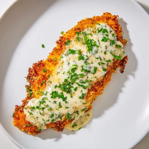 Crispy Chicken Garlic Cream