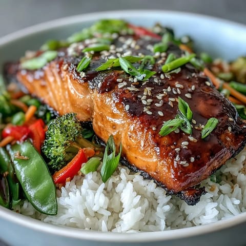 Teriyaki Salmon Bowl