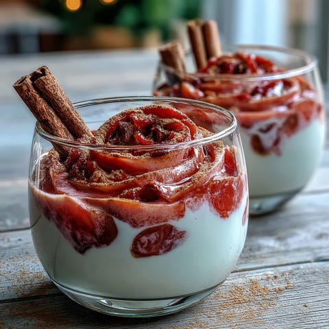 Creamy homemade Guava Coquito with cinnamon garnish, blending coconut milk and sweetened condensed milk for a festive Puerto Rican holiday drink.