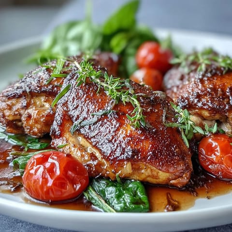 Balsamic Chicken with Tomatoes
