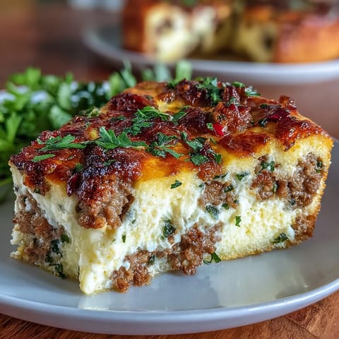 Keto Sausage Egg Bake