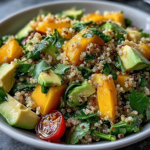 Tropical Mango Avocado Quinoa