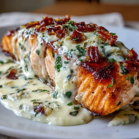 Creamy Baked Salmon Lemon