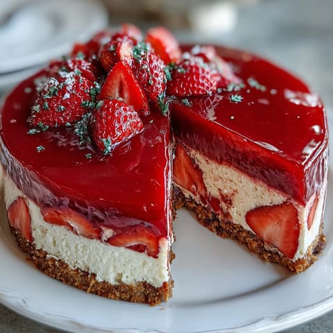 Valentines Day Strawberry Mousse