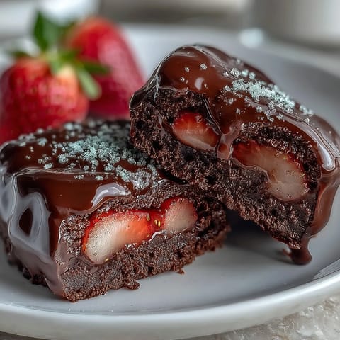 Dubai Chocolate Strawberry Truffles