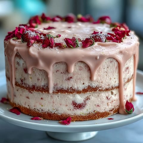 Bridal Shower Rosé Velvet Cake #371