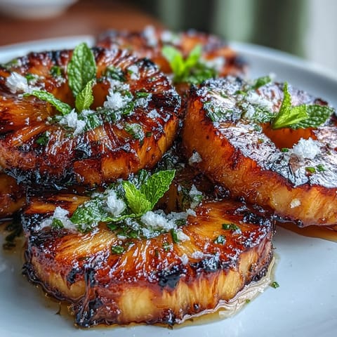 Rich, caramelized grilled pineapple with spicy yuzu kosho butter.
