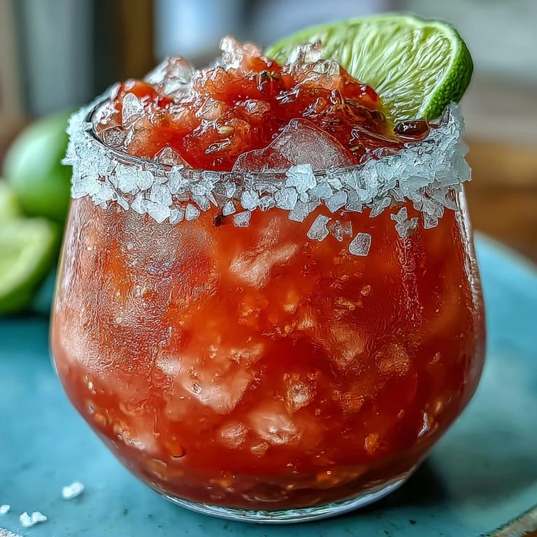 Two refreshing Guava Margarita cocktails, perfectly mixed with tequila and guava nectar, ready to serve.