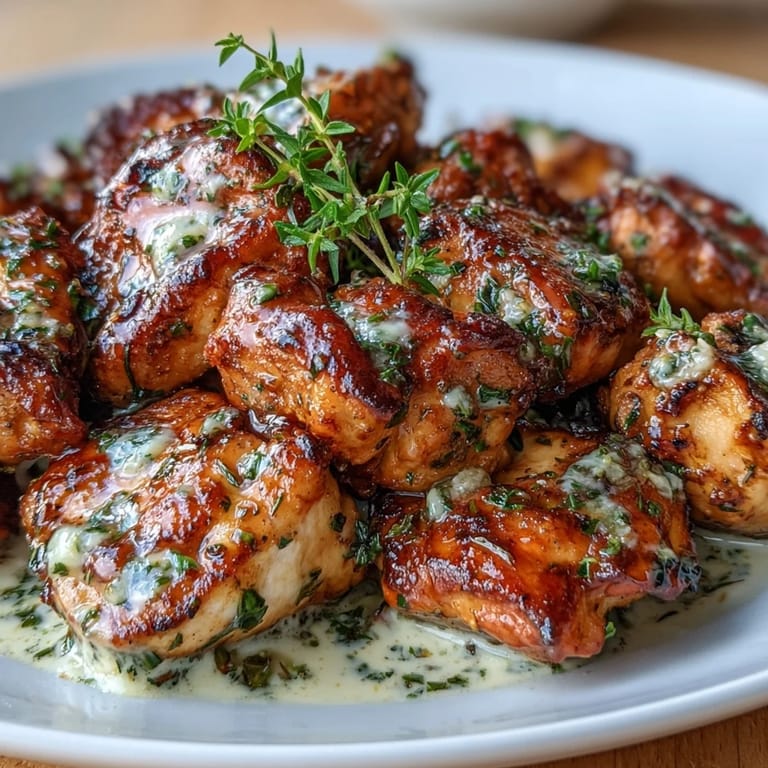 Juicy Cowboy Butter Chicken Bites served hot with toothpicks, perfect for appetizers or a quick main dish.