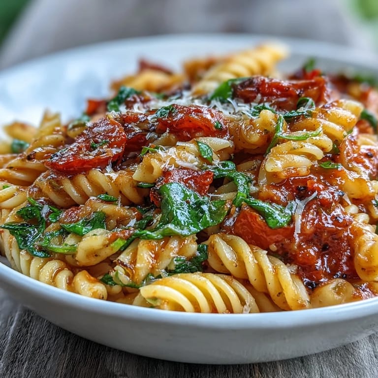 Creamy budget-friendly pasta dish with Parmesan, spinach, and Italian herbs for easy weeknight dinners.  