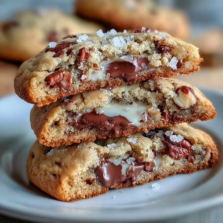 Classic American butter pecan cookies baked with brown butter, toasted pecans, and a hint of sea salt for balance.