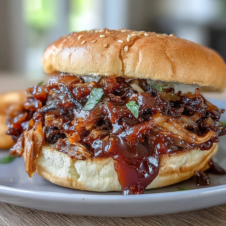 Flavorful BBQ Pulled Jackfruit Sandwiches, a hearty and satisfying American comfort food classic.