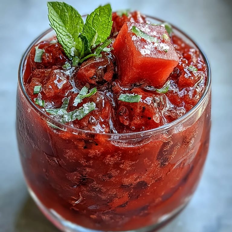 Enjoy this easy Frozen Watermelon Lemonade Slushie, a delightful, sugar-free fruity treat.