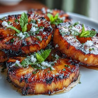 Rich, caramelized grilled pineapple with spicy yuzu kosho butter.